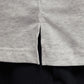 Jordan | DRI FIT SHORT-SLEEVE TOP { GREY HEATHER/WHITE