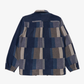 UNIVERSAL WORKS | JAPANESE PATCHWORK L/S TECH OVERSHIRT { NAVY
