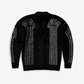 Aries | OVERSIZED CHENILLE COLUMN KNIT CARDIGAN { GREY