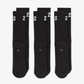 Jordan | CREW SOCKS (3 PAIRS) { BLACK