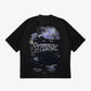 STRANGE | CROSSING TEE { BLACK