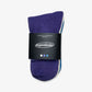 Superkicks | CREW SOCKS  { WHITE/PURPLE/BLUE