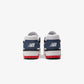 New Balance | BB550 { WHITE/NAVY BLUE