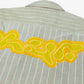 HUF | PARKER WORK SHIRT  { WHITE/GREEN