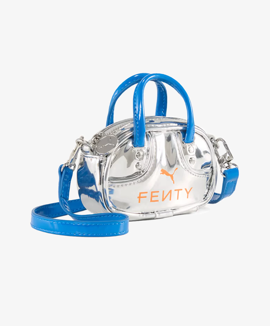 Puma | x FENTY POCKET GRIP BAG {  SILVER-RACING BLUE-RICKIE ORANGE