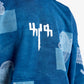 F A R A K | HANDMADE INDIGO HOODIE { BLUE