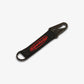SUPERKICKS | RIPSTOP KEYCHAIN { BLACK/RED