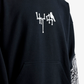 F A R A K | NAADAN PARINDEY HOODIE { BLACK
