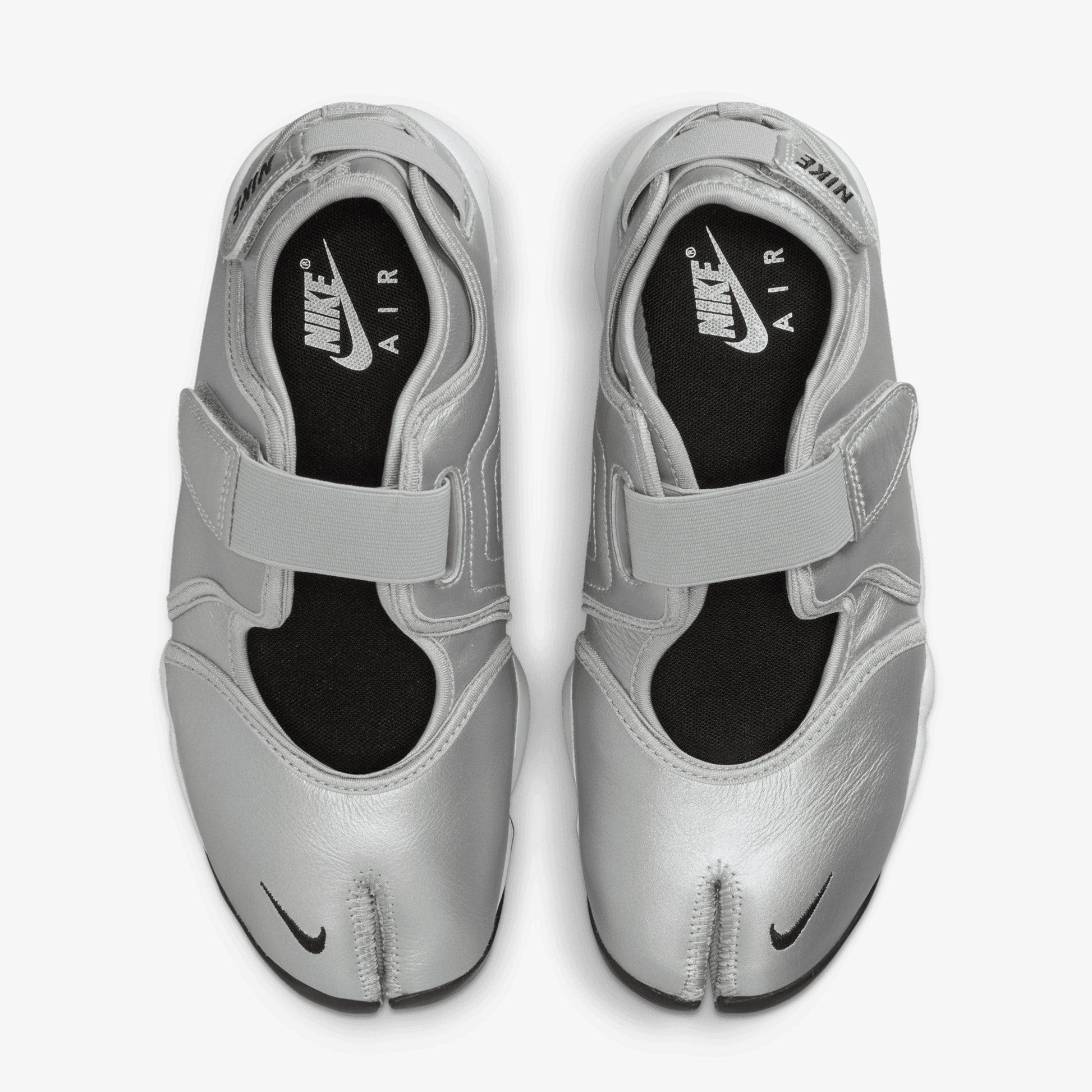 Split Toe Nike Toe Shoes Mens NIKE AIR RIFT METALLIC SILVER/SAIL-BLACK