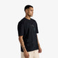 F A R A K | BASICS BLOCK PRINTED TEE { BLACK