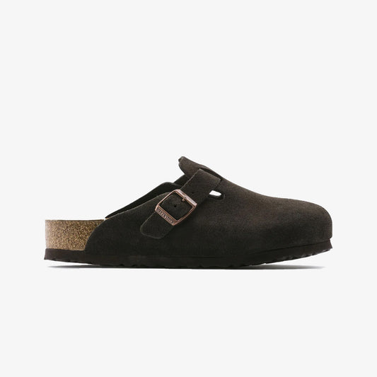 BOSTON SOFT FOOTBED SUEDE LEATHER 'BROWN'