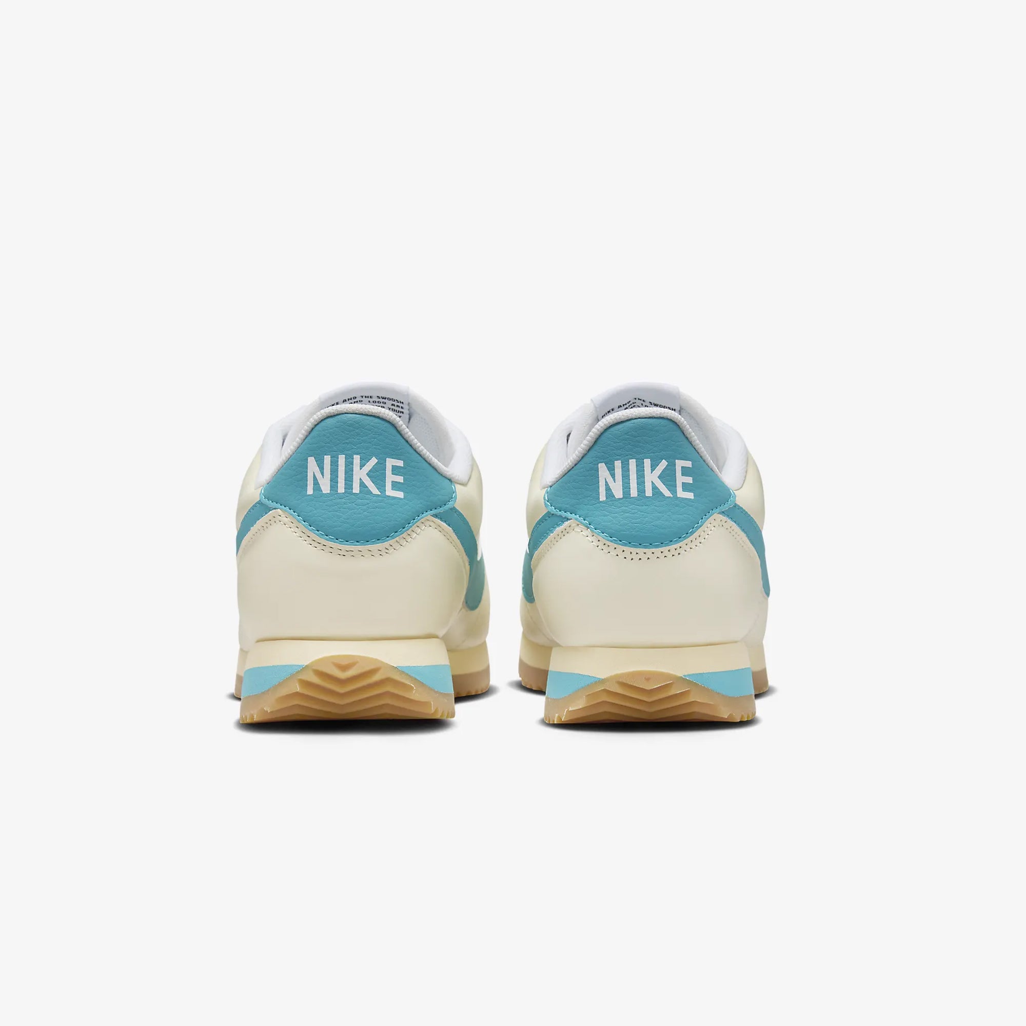 Nike | CORTEZ TXT { COCONUT MILK/TEAL NEBULA-GUM YELLOW – Superkicks