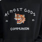 ALMOST GODS | SAIGON HAND EMBROIDERED HOODIE { BLACK