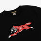 Icecream | KIRIGAMI RUNNING DOG FLOCK  { BLACK