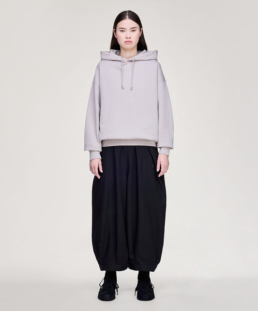 Y-3 | CROPPED TOP FLARED SPORT UNIFORM TRACK PANTS { BLACK