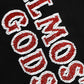 ALMOST GODS | HAND EMBROIDERED KARDANA LOGO TEE { BLACK