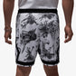 JORDAN | SPORT DRI-FIT PRINTED DIAMOND SHORTS { WHITE/BLACK/BLACK