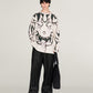 Y-3 | CHITO GRAPHIC LONG SLEEVE TEE { CHALK WHITE