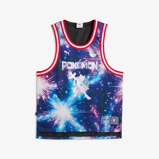 PUMA | X POKEMON GRAPHIC SLEEVELESS BASKETBALL JERSEY { PUMA BLACK-AOP