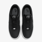 NIKE | AIR FORCE 1 '07 { BLACK/BLACK-SMOKE GREY-METALLIC SILVER