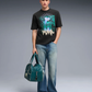 PUMA | GRAPHIC BOXY WASHED TEE { PUMA BLACK