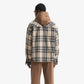 Represent | HEAVY ZIP OVERSHIRT  { BROWN CHECK