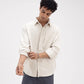 SUPERKICKS | CORE FULL SLEEVE SHIRT { CREAM