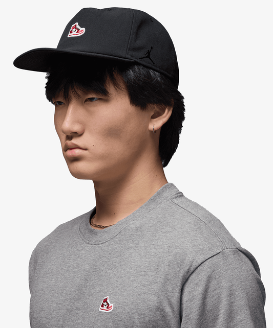 Jordan | STRUCTURED HAT { BLACK