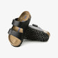 Birkenstock | ARIZONA SOFT FOOTBED BIRKO-FLOR  { BLACK