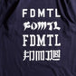 FDMTL | LOGOS TEE  { NAVY