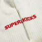 Superkicks | CREW SOCKS  { WHITE