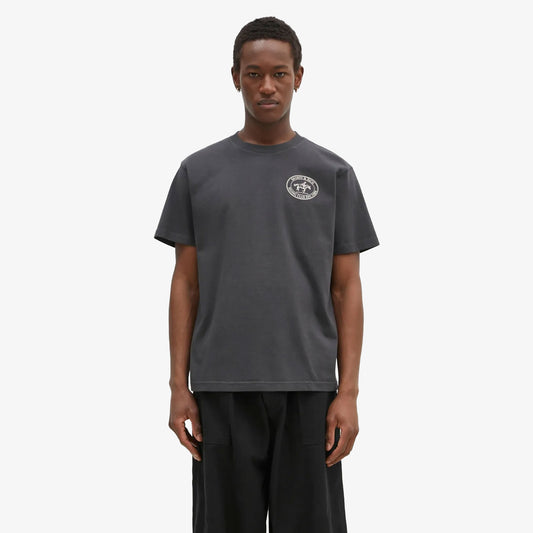 SPORTY & RICH | RIDING CLUB TEE { FADED BLACK