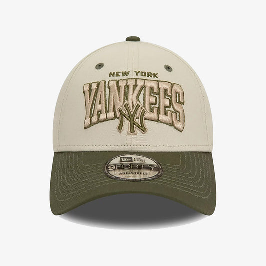 NEW YORK YANKEES CROWN IVORY 9FORTY ADJUSTABLE CAP 'WHITE'