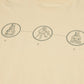 HUF | DIAGRAM DRAWING #1 T-SHIRT  { WHEAT
