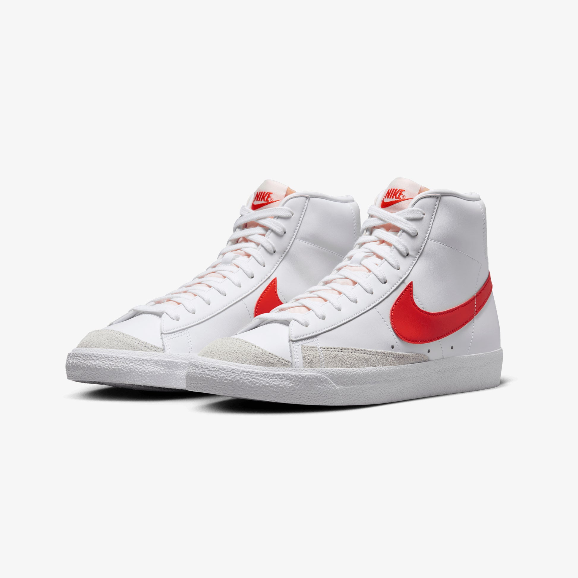 High Top Blazer Mid 77 Red Nike BLAZER MID '77 VINTAGE WHITE