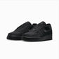 NIKE | AIR FORCE 1 LOW CANVAS { BLACK/BLACK