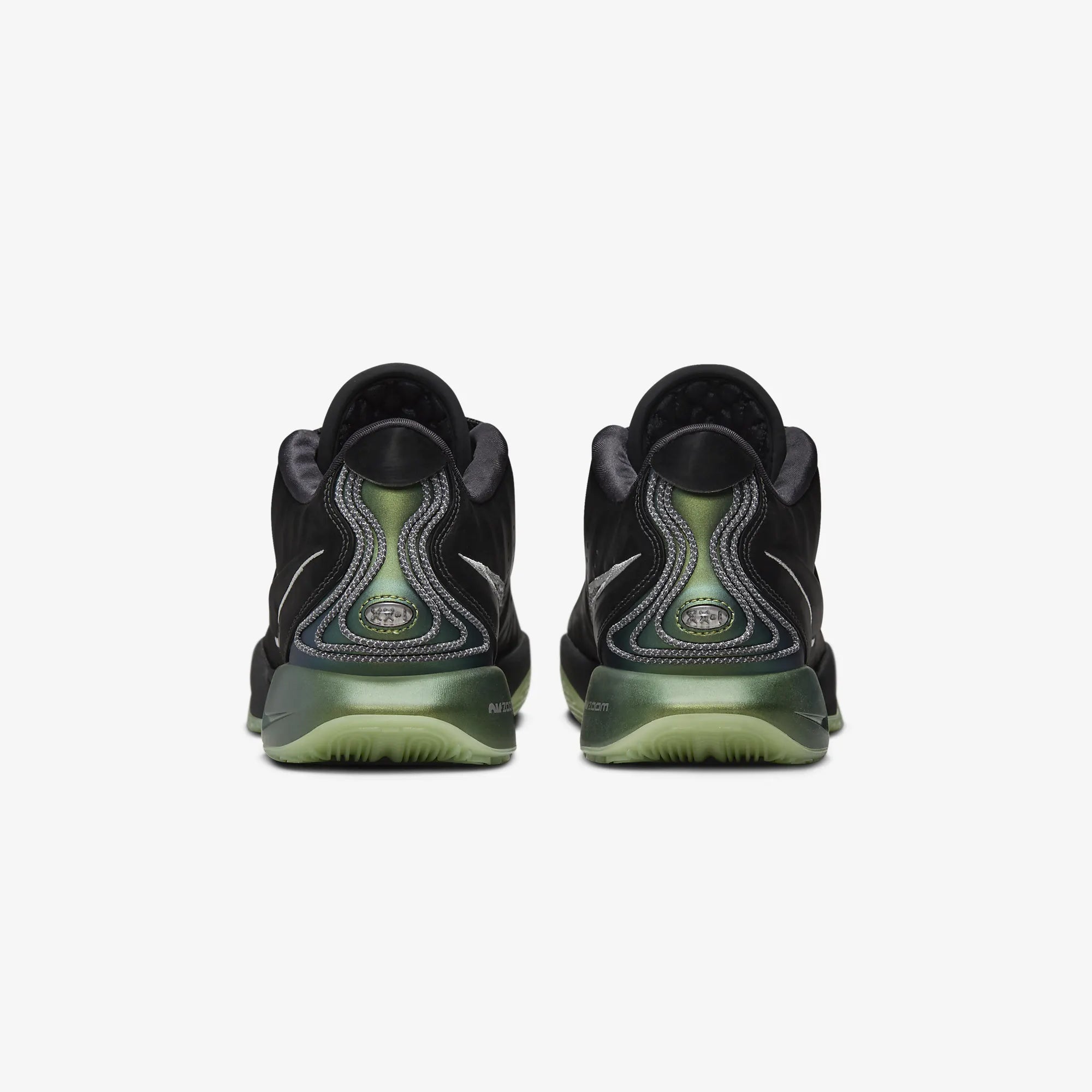 Buy Black, Mtlc Pewter Iron, Grey Oil and Green Nike Lebron XXI