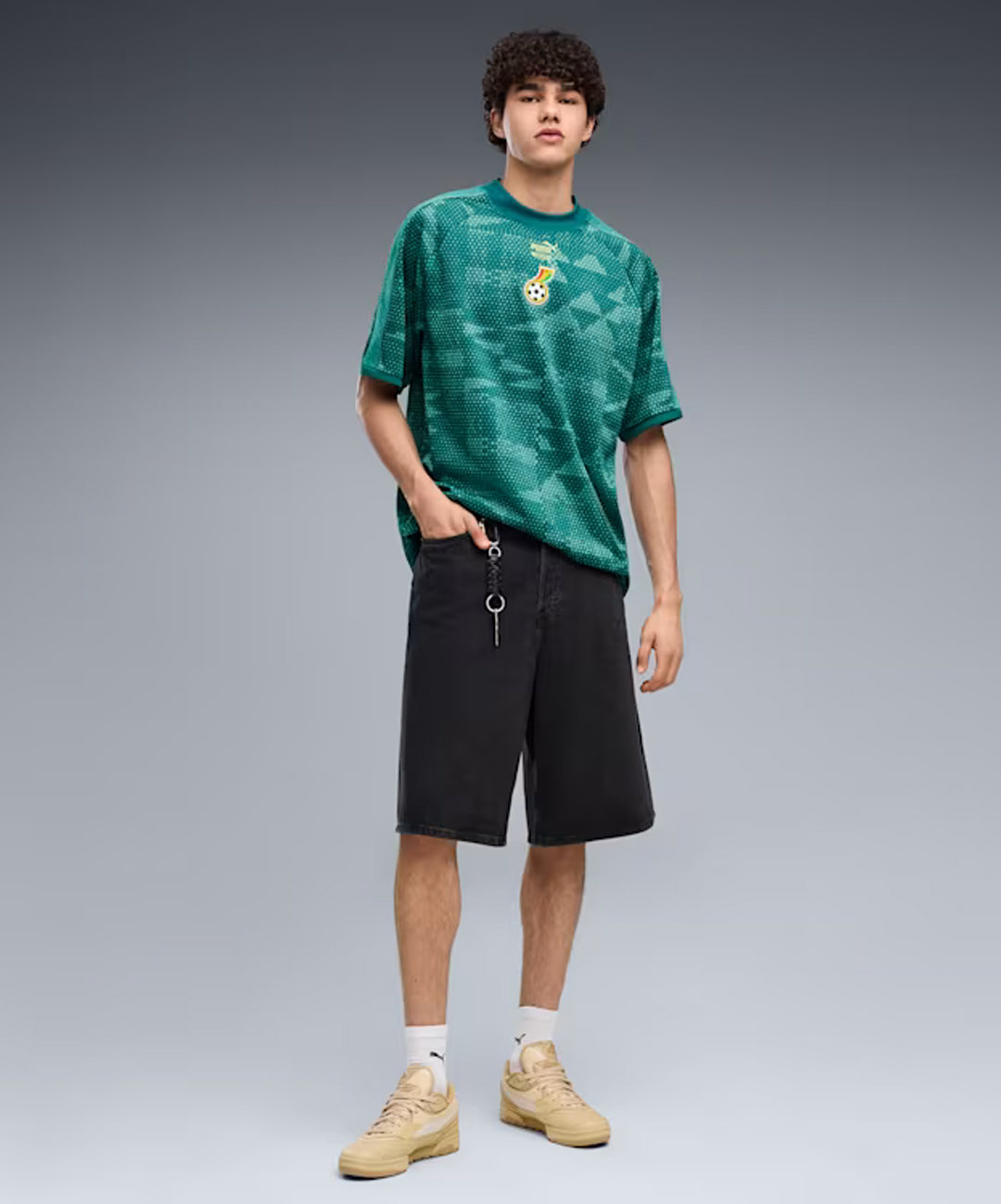 PUMA | PUMA x GHANA x SALEHE BEMBURY JERSEY { EMERALD ICE – Superkicks