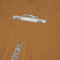 HUF | CAR CLUB T-SHIRT  { CAMEL