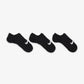 NIKE | EVERYDAY PLUS LIGHTWEIGHT { BLACK/WHITE