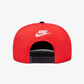 Jordan | ESSENTIALS PRO STRUCTURED FLAT BILL HAT { CHILE RED/KELLY GREEN/SAIL