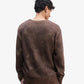 ALMOST GODS | LILIES KNITTED RELAXED SWEATER { BROWN