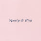 SPORTY & RICH | HOTEL DU CAP T-SHIRT { EDEN PINK/NAVY