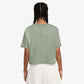 NIKE | ESSENTIAL SPORTSWEAR CROPPED T-SHIRT{ JADE HORIZON/WHITE