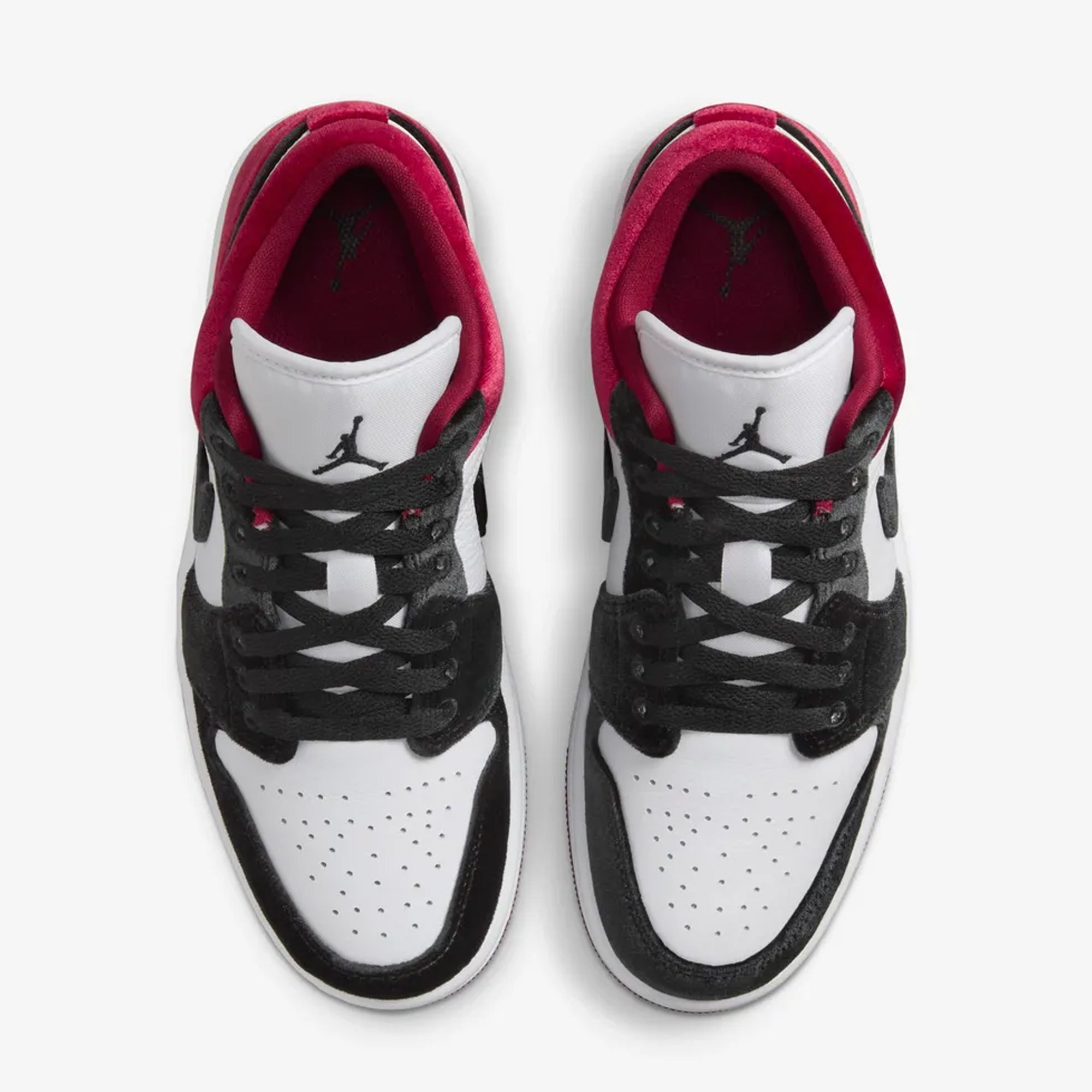 air jordan low black and red