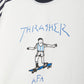 ADIDAS ORIGINALS | THRASHER x ARGENTINA GONZ RINGER T-SHIRT { CORE WHITE