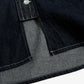 FDMTL | DENIM HAORI SHIRT RINSE { INDIGO