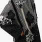 F A R A K | HANDMADE JACQUARD JACKET { BLACK