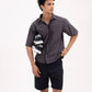 SUPERKICKS | CORE BOXY SHIRT { CHARCOAL