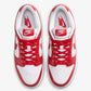 NIKE | DUNK LOW SE { WHITE/UNIVERSITY RED-WHITE
